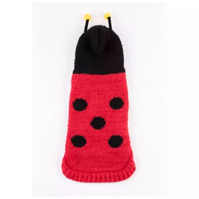  Hip Doggie Lady Bug Dog Sweater - Image 2