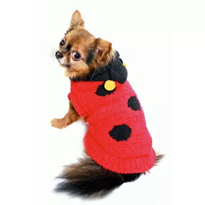  Hip Doggie Lady Bug Dog Sweater - Image 5