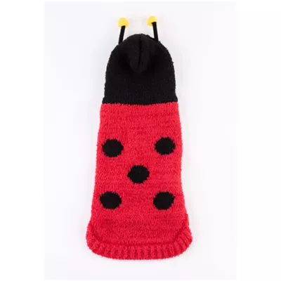  Hip Doggie Lady Bug Dog Sweater - Image 2