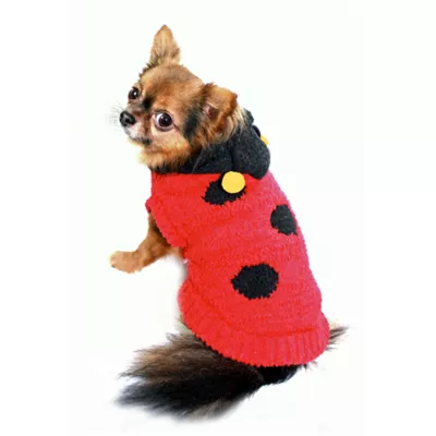 Product  Hip Doggie Lady Bug Dog Sweater