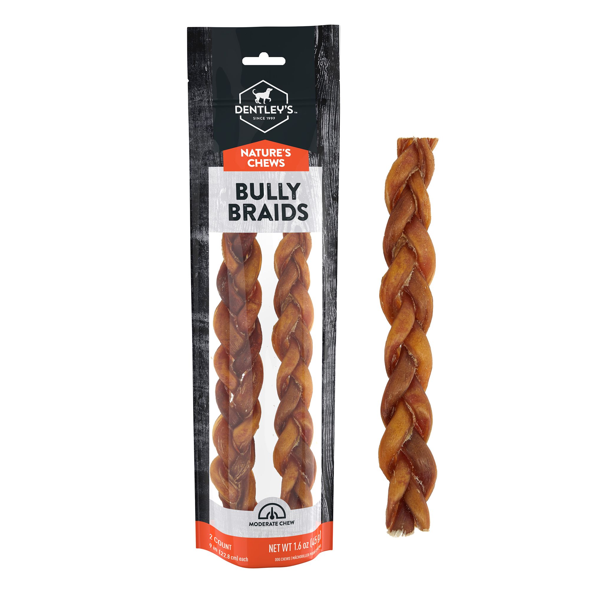 braided bully sticks for dogs