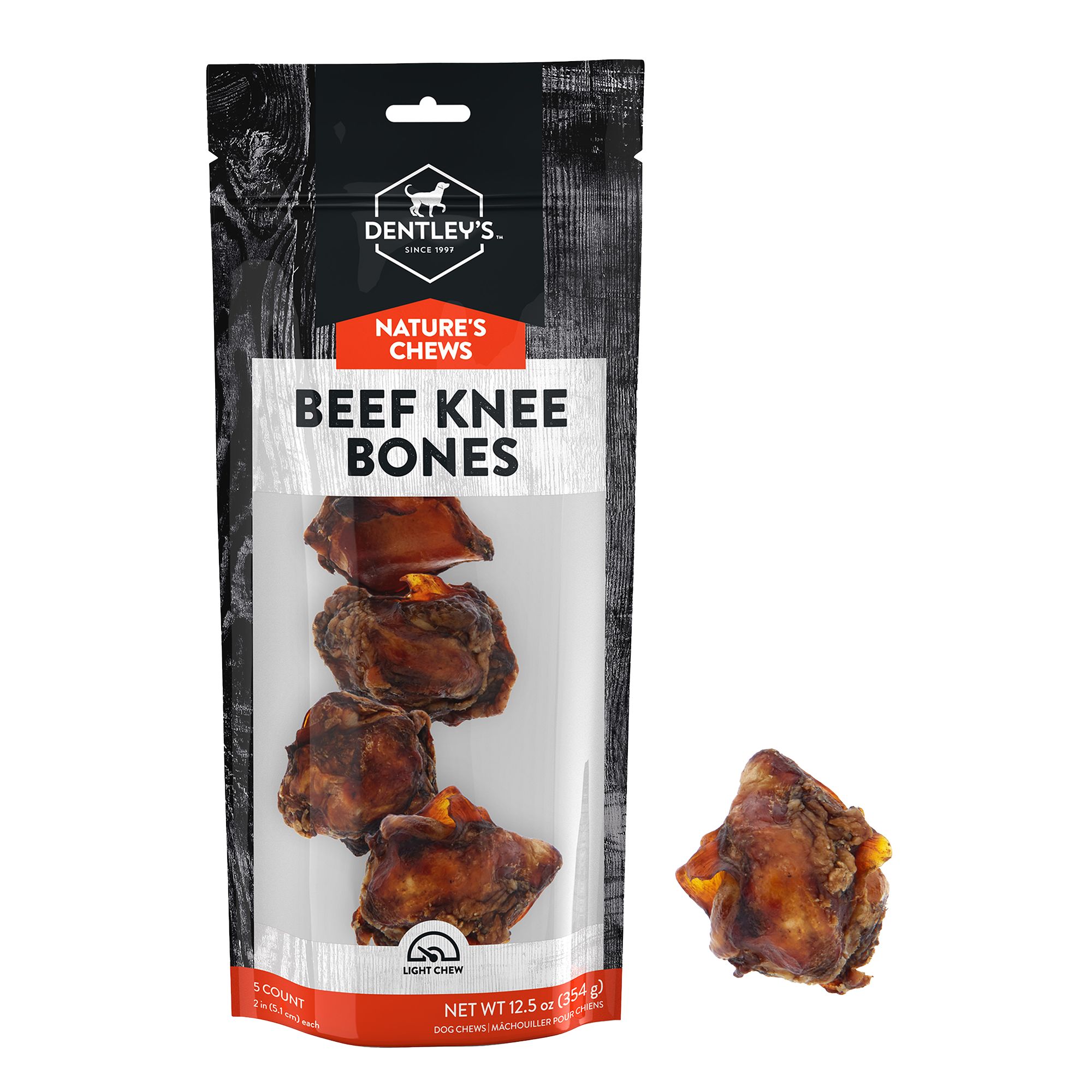 Dentley's dog outlet chews stuffed bone