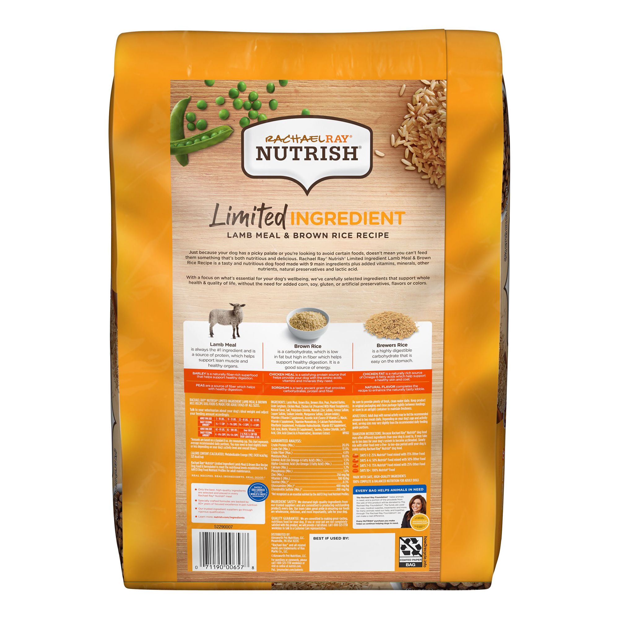 rachael ray simply 6 dog food