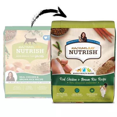 Rachael Ray Nutrish Dry Cat Food All Ages Chicken Brown Rice