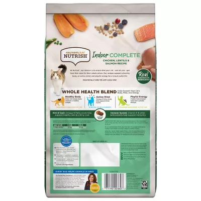 Product Rachael Ray Nutrish Dry Cat Food Adult - Chicken, Lentils, Salmon