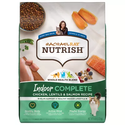 Product Rachael Ray Nutrish Dry Cat Food Adult - Chicken, Lentils, Salmon