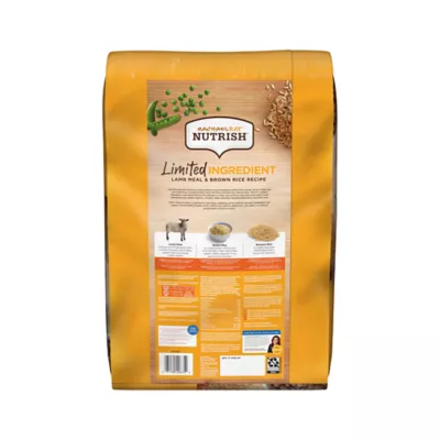 Rachael Ray Nutrish Limited Ingredient Dry Dog Food All Life Stage Lamb and Brown Rice