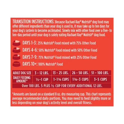 Product Rachael Ray Nutrish Whole Healthy Body Dry Dog Food All Life Stage - Beef, Pea, Brown Rice