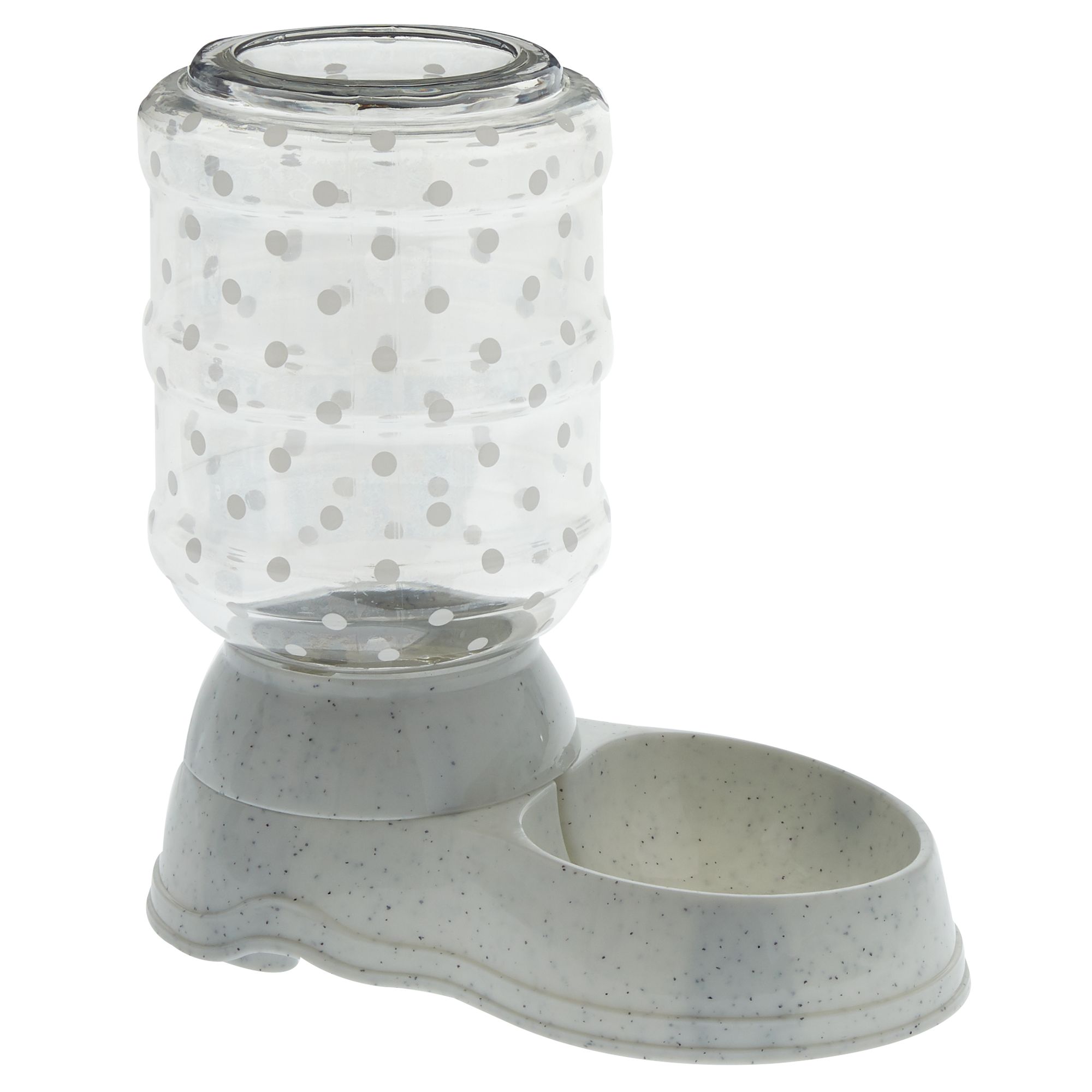 Grreat Choice® Polka Dot Gravity Pet Waterer cat Automatic Feeders