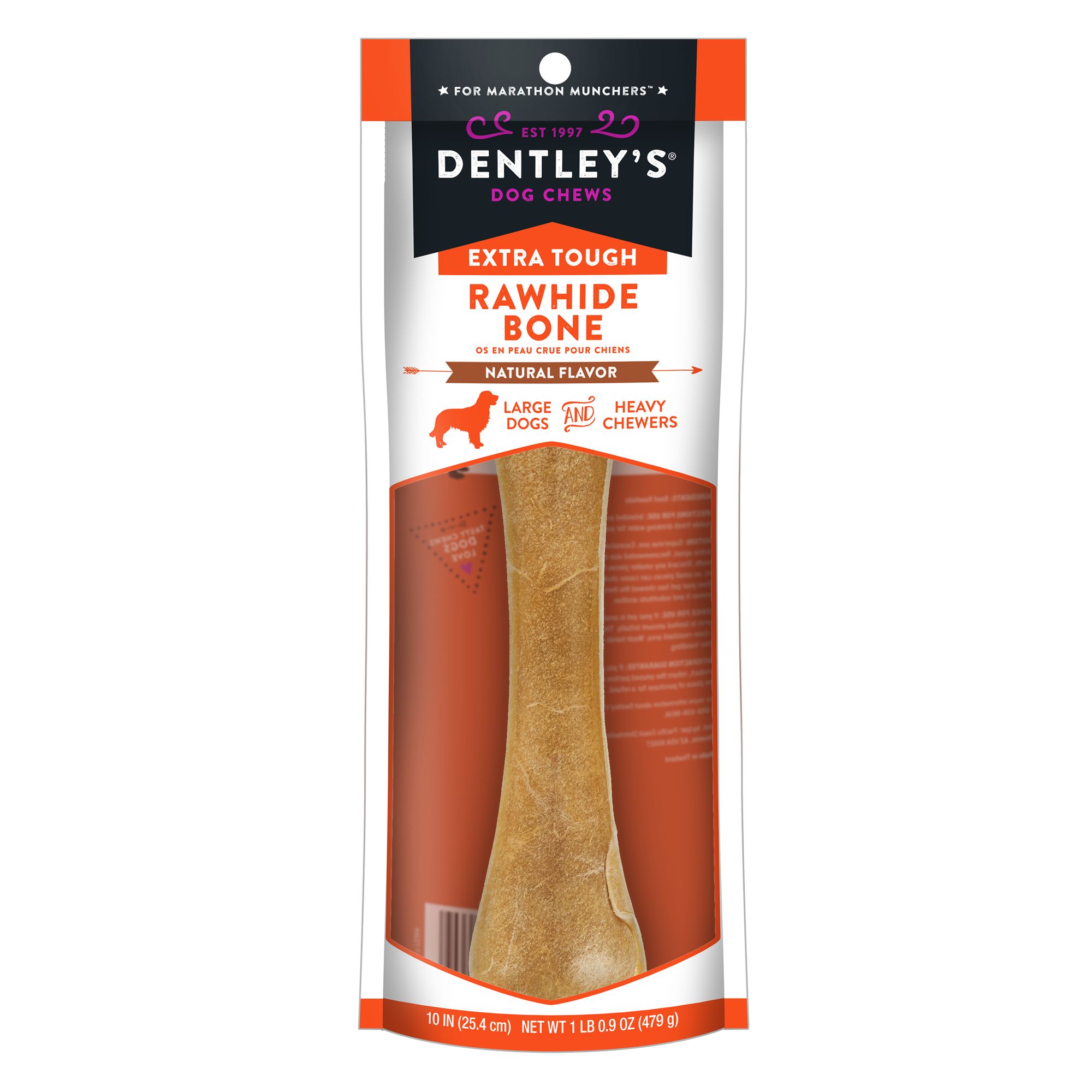 dentley's dog chews stuffed bone safe