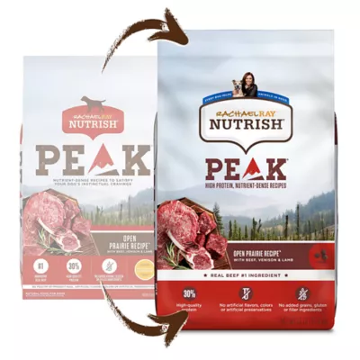 Rachael Ray Nutrish Peak Dry Dog Food All Life Stage Beef Venison Lamb