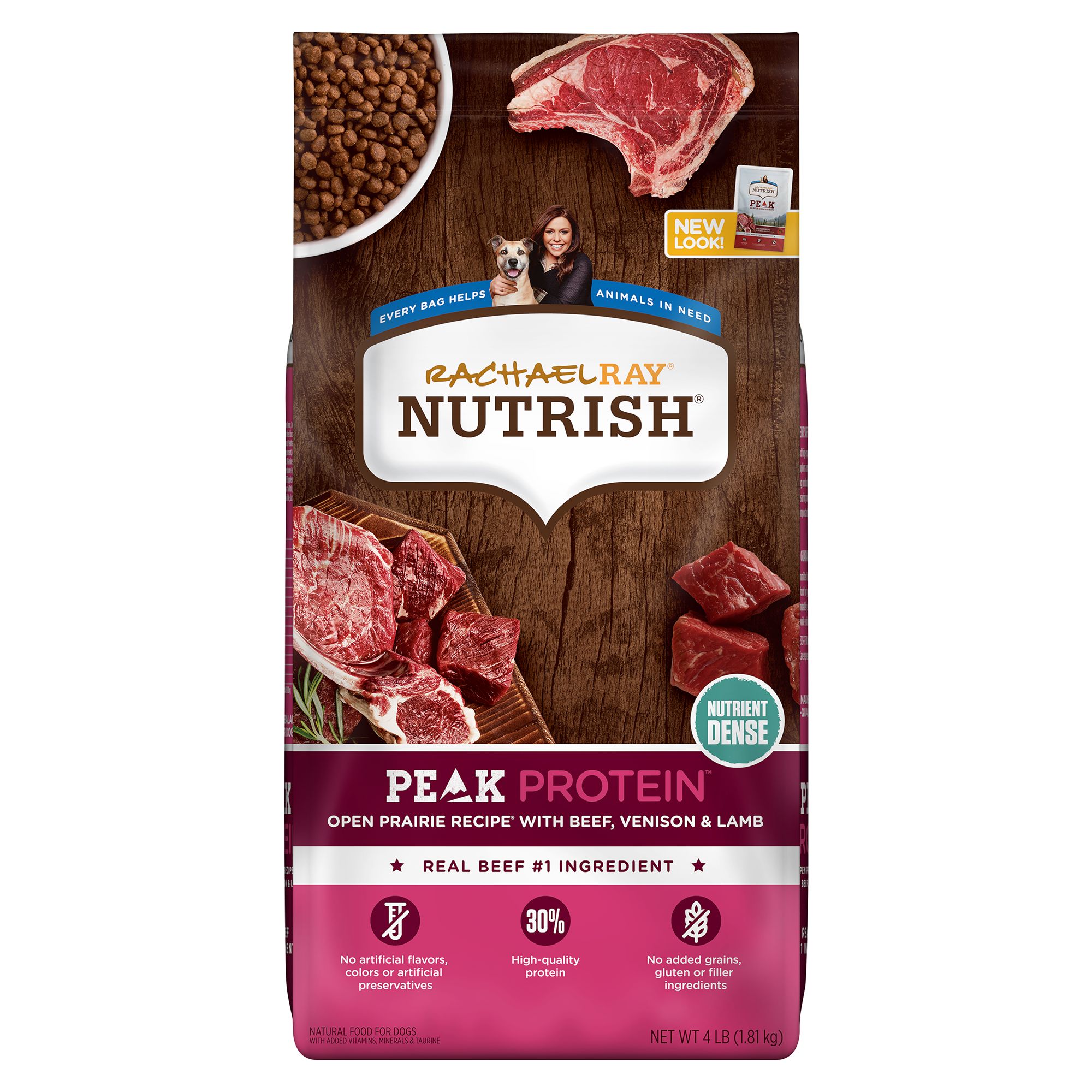 Rachael Ray Nutrish Peak Dry Dog Food All Life Stage Beef