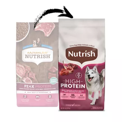 Product Rachael Ray Nutrish High Protein Dry Dog Food All Life Stage - Beef, Venison, Lamb