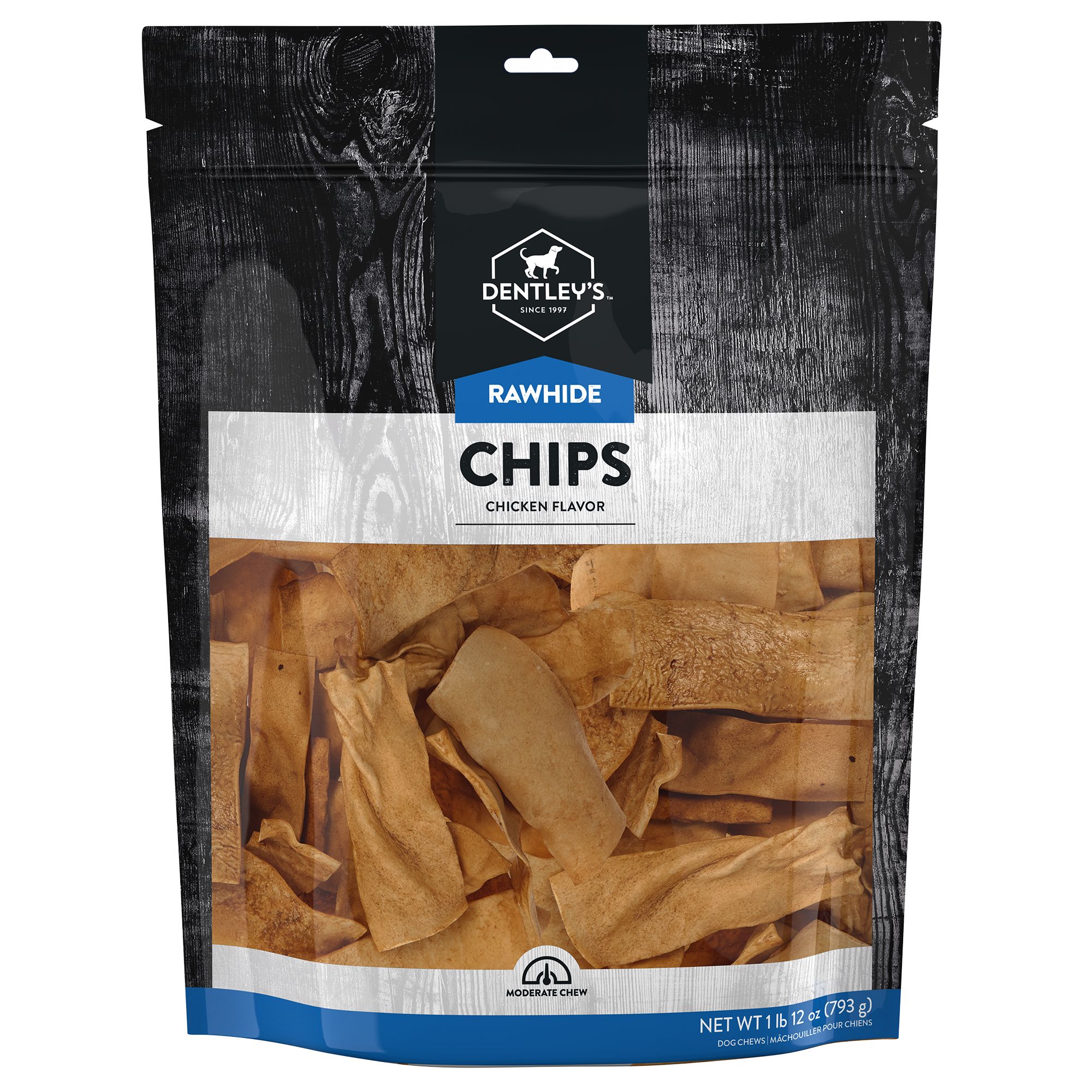 Traditional Rawhide Chew Chips Dog 