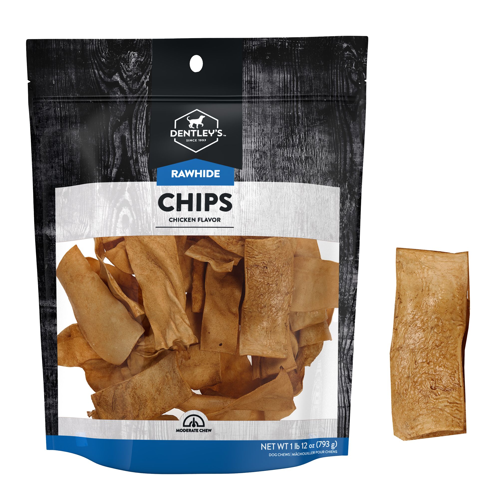 Traditional Rawhide Chew Chips Dog 