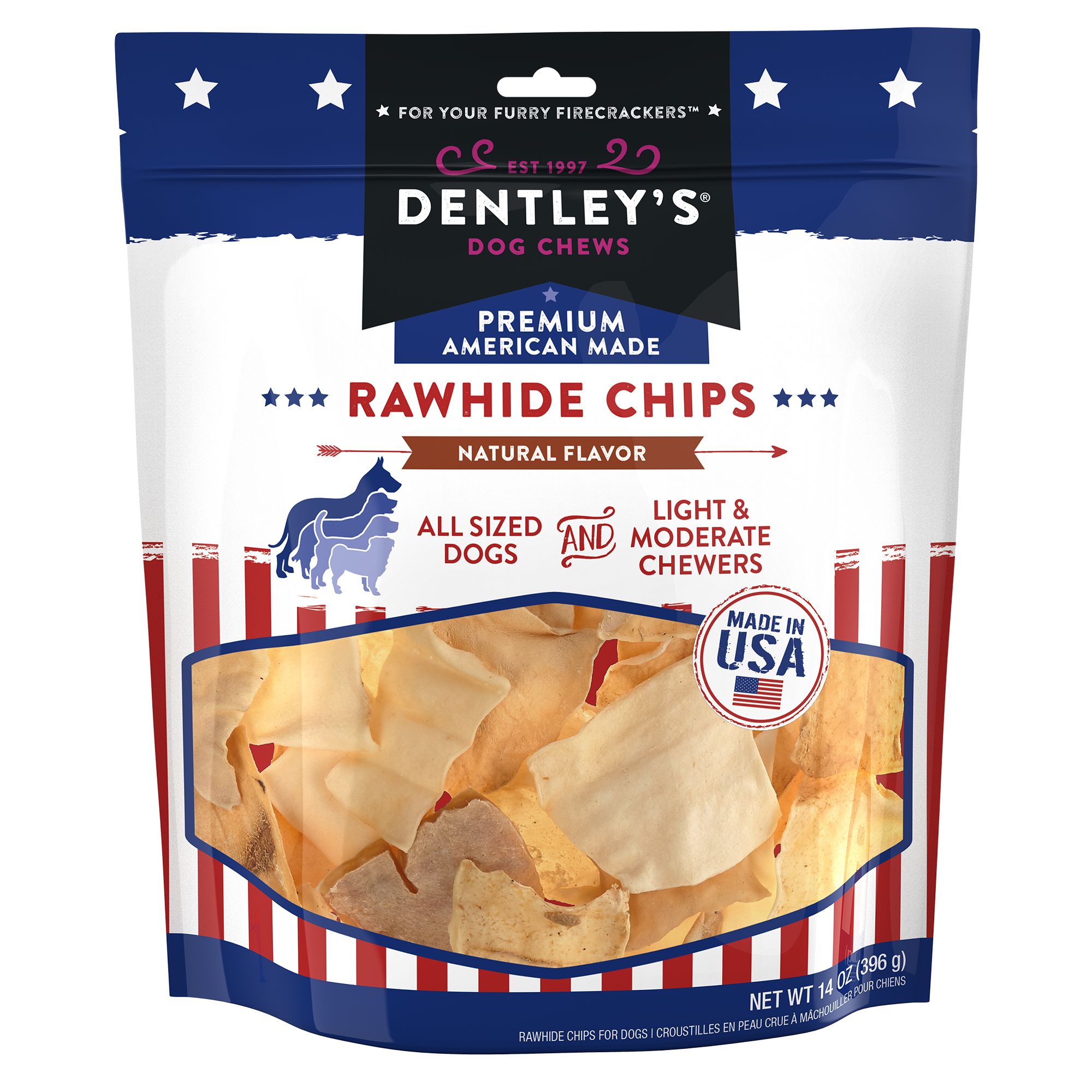 rawhide chips for dogs