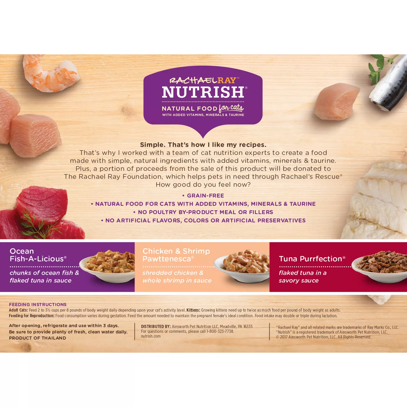 Nutrish canned fashion cat food