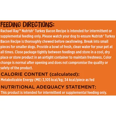 Product Rachael Ray Nutrish Dog Treat All Ages - Bacon