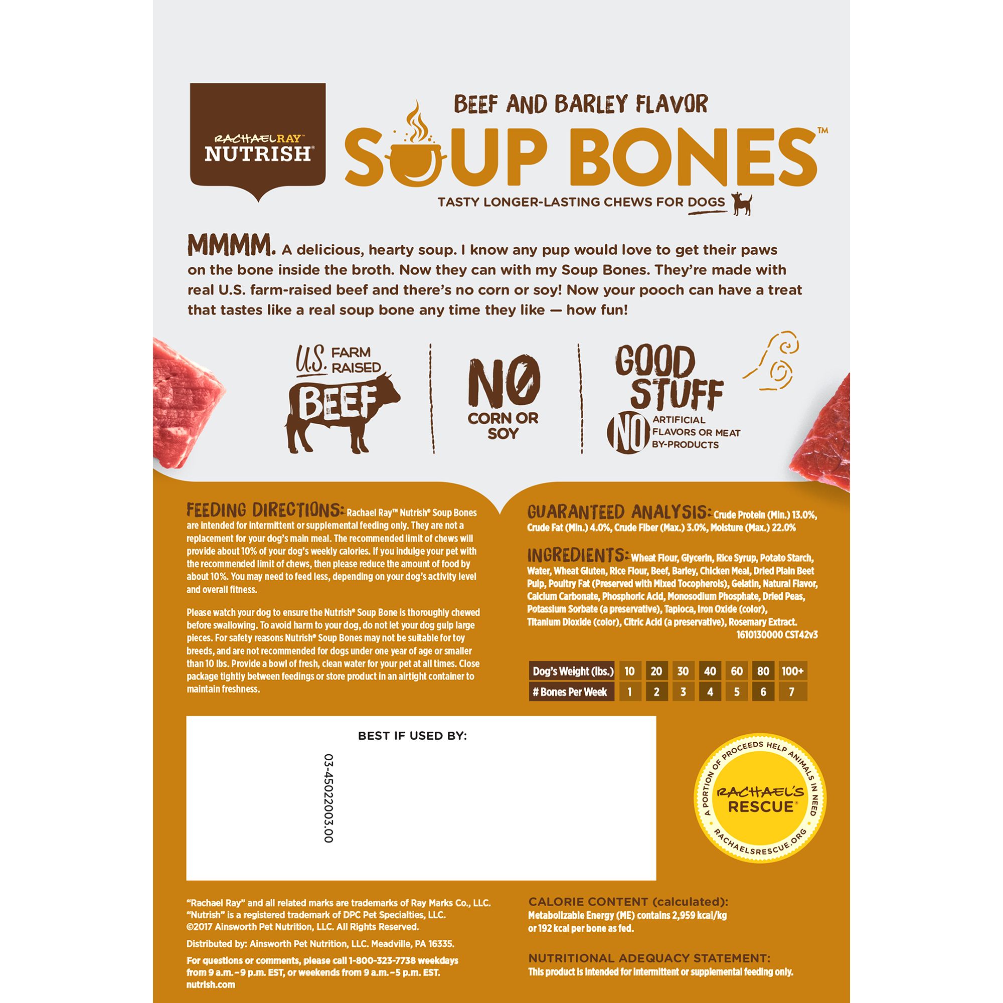 rachael ray soup bones safe
