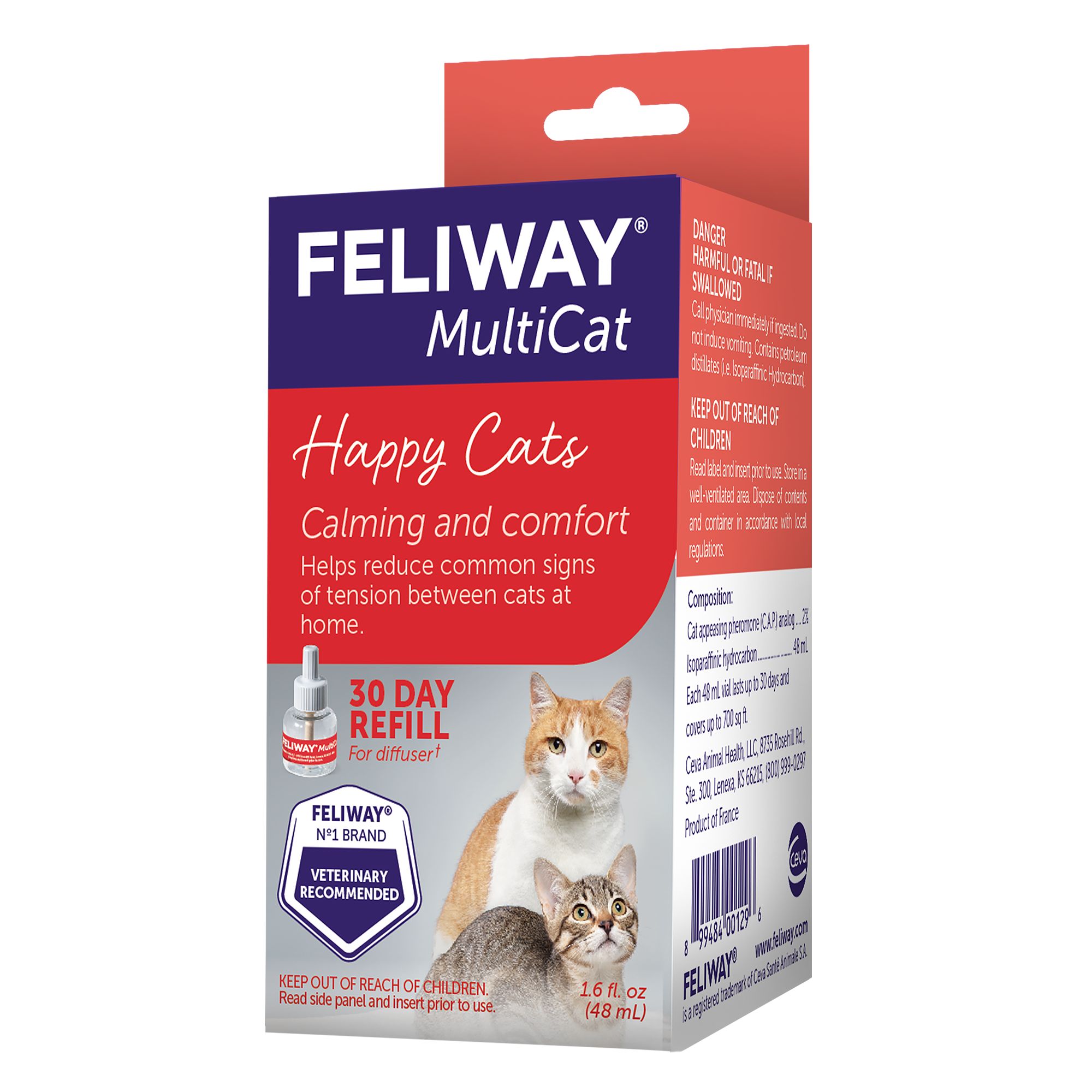 FELIWAY FRIENDS RECHARGE 48 ML POUR DIFFUSEUR - The Breeder's Shop