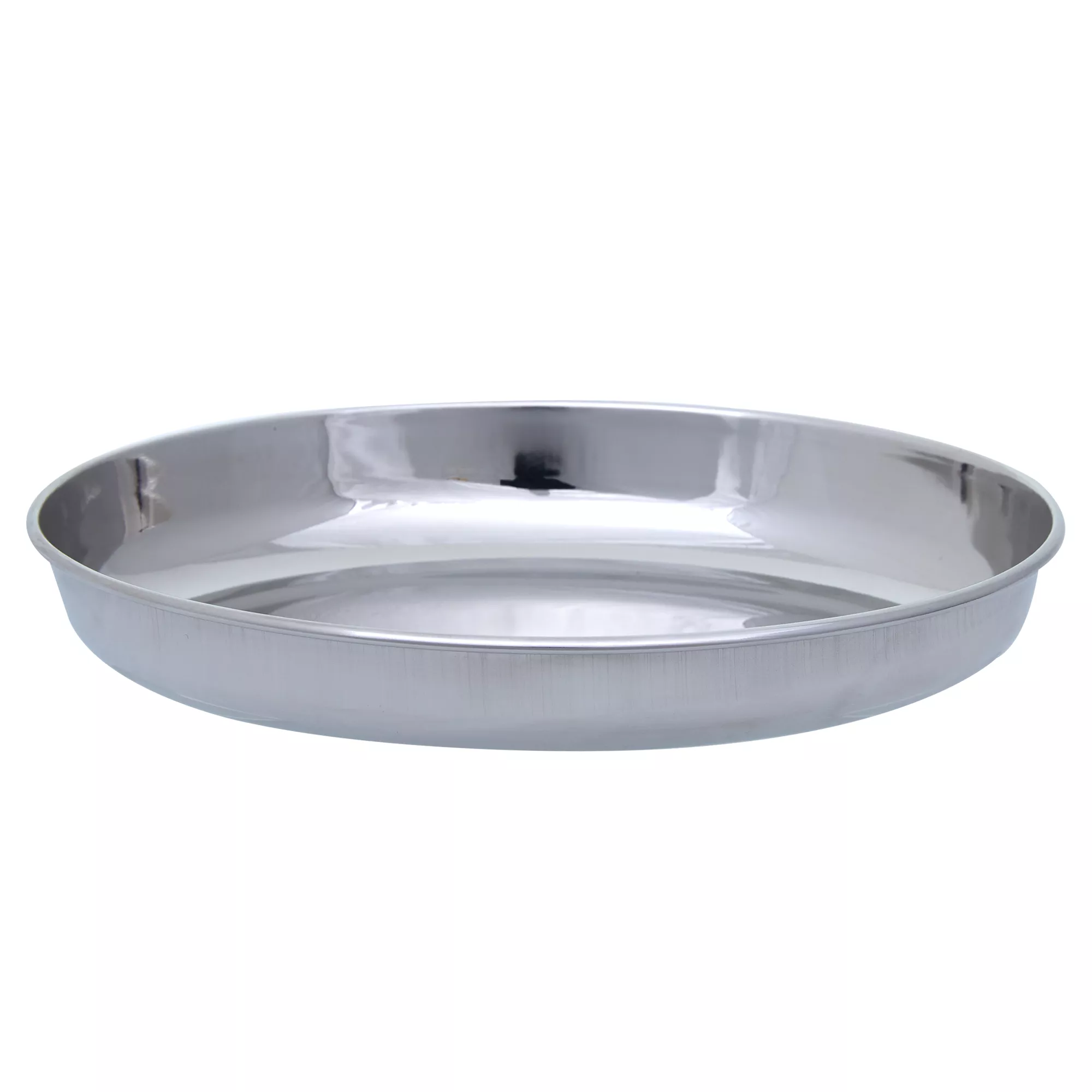 Whisker City® Stainless Steel Oval Cat Saucer, 1-cup