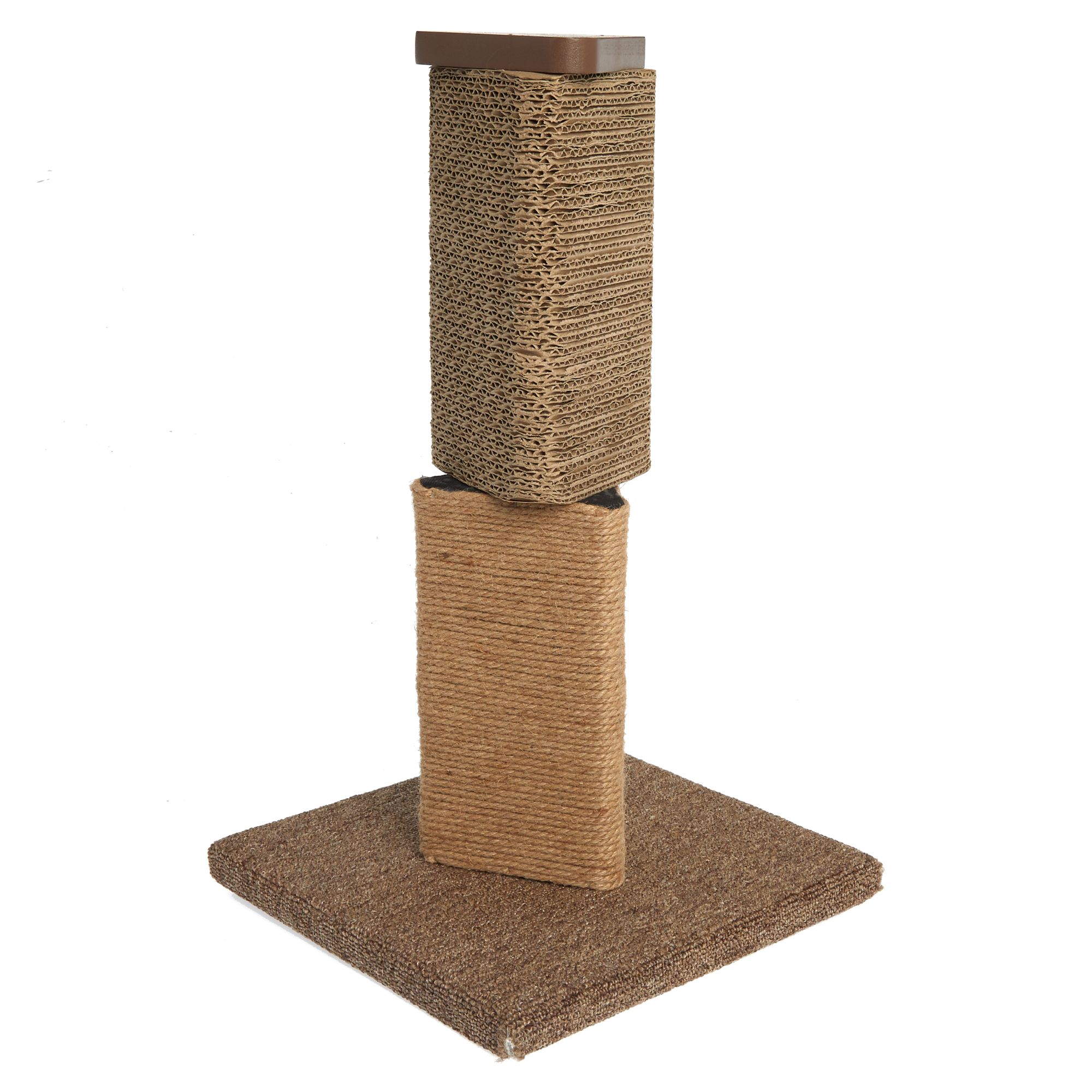Whisker City Triangle Cat Scratching Post Cat Furniture