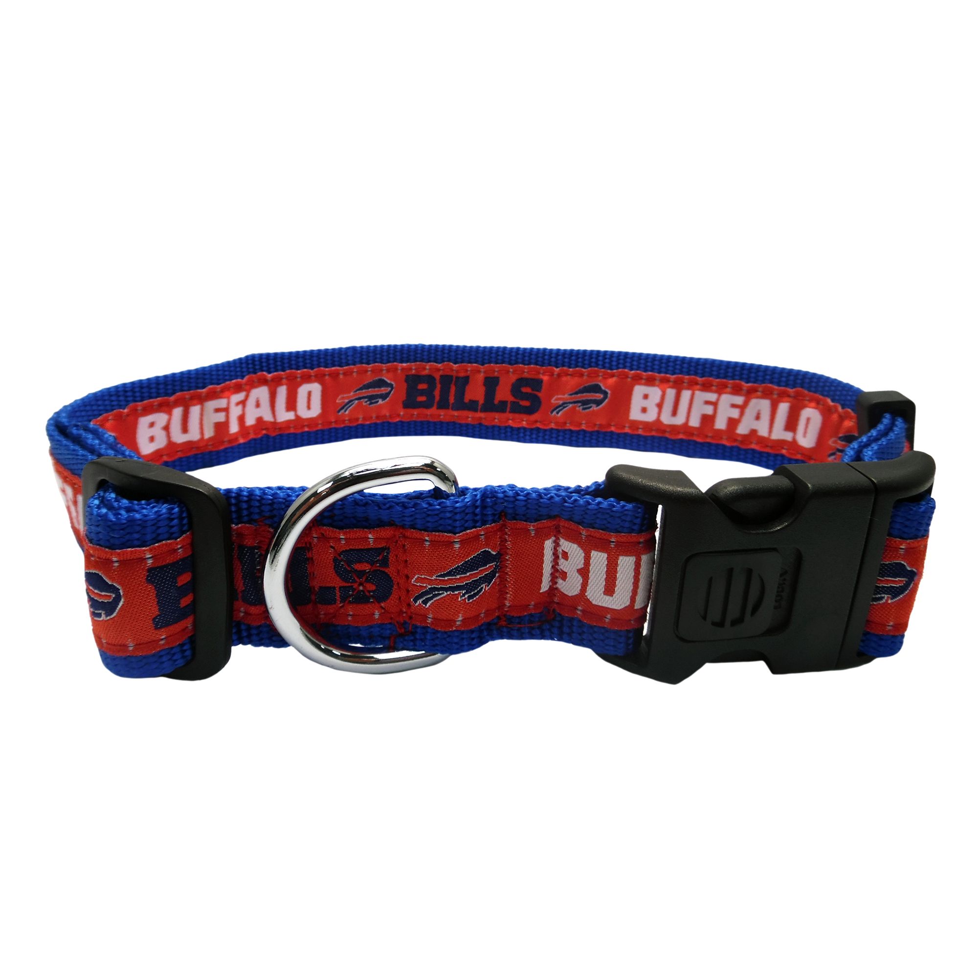 Pink Buffalo Bills Handmade Dog Collar