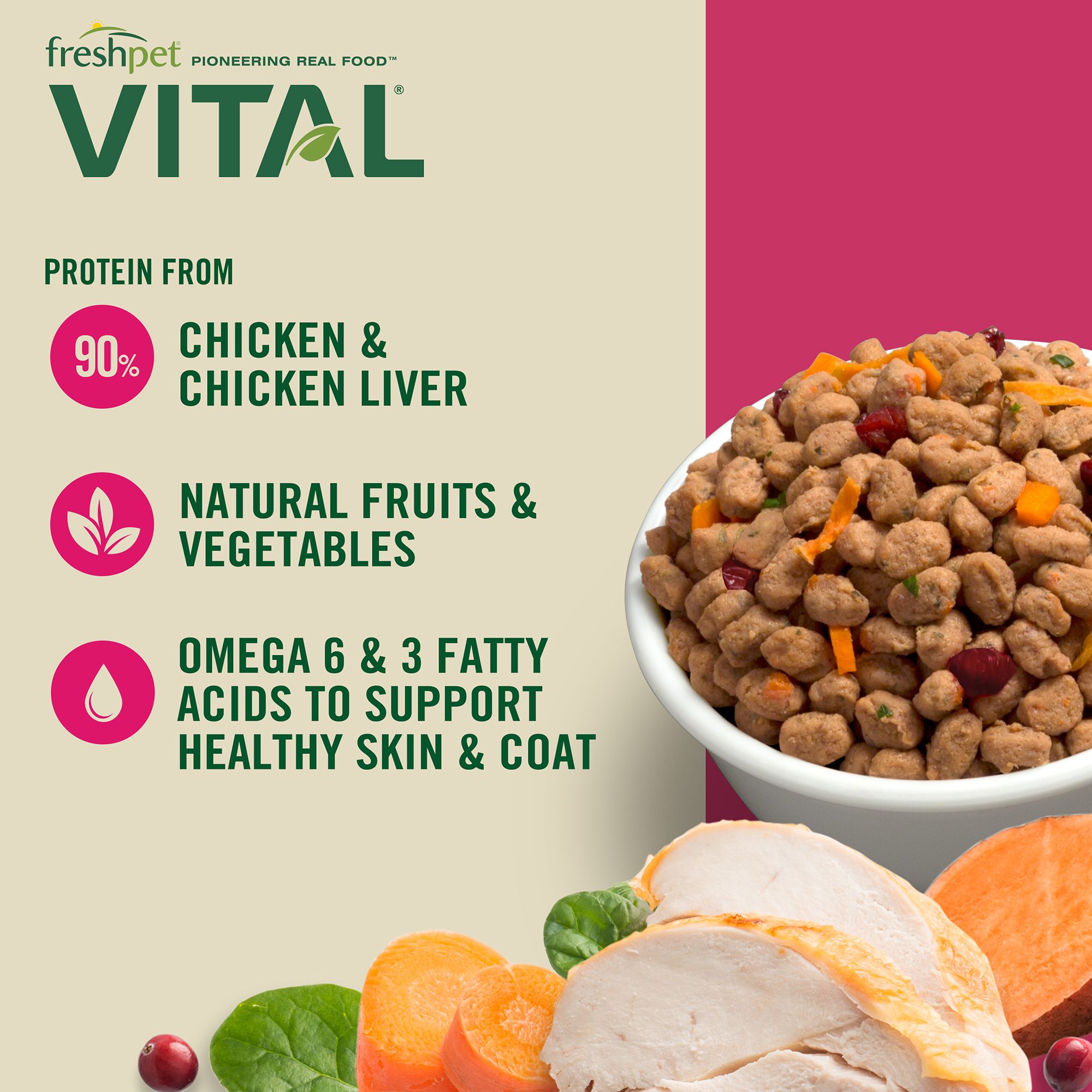 Freshpet Vital Grain Free Complete Meals Small Breed All Life Stage Dog Food PetSmart in Tustin CA