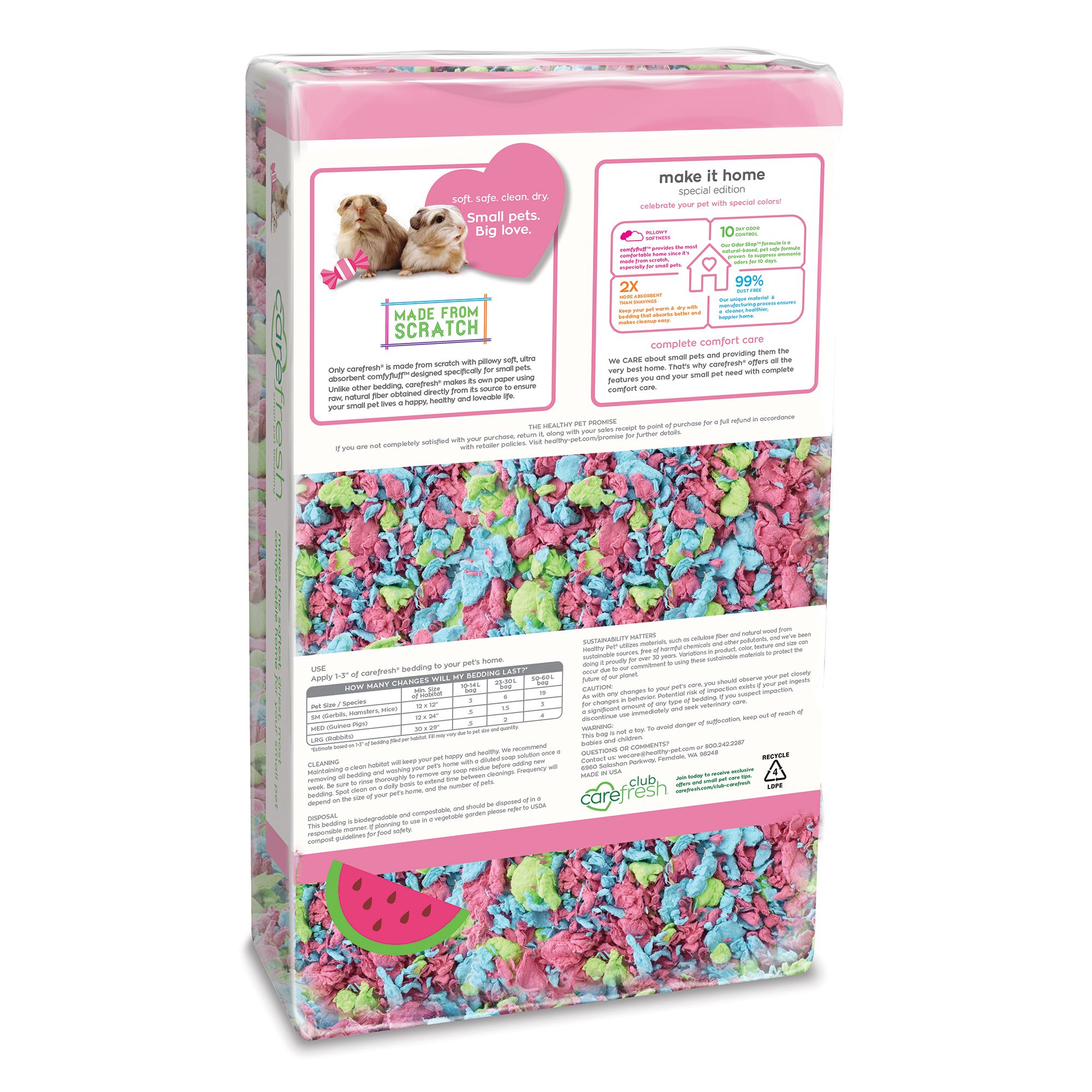 carefresh bedding tutti frutti