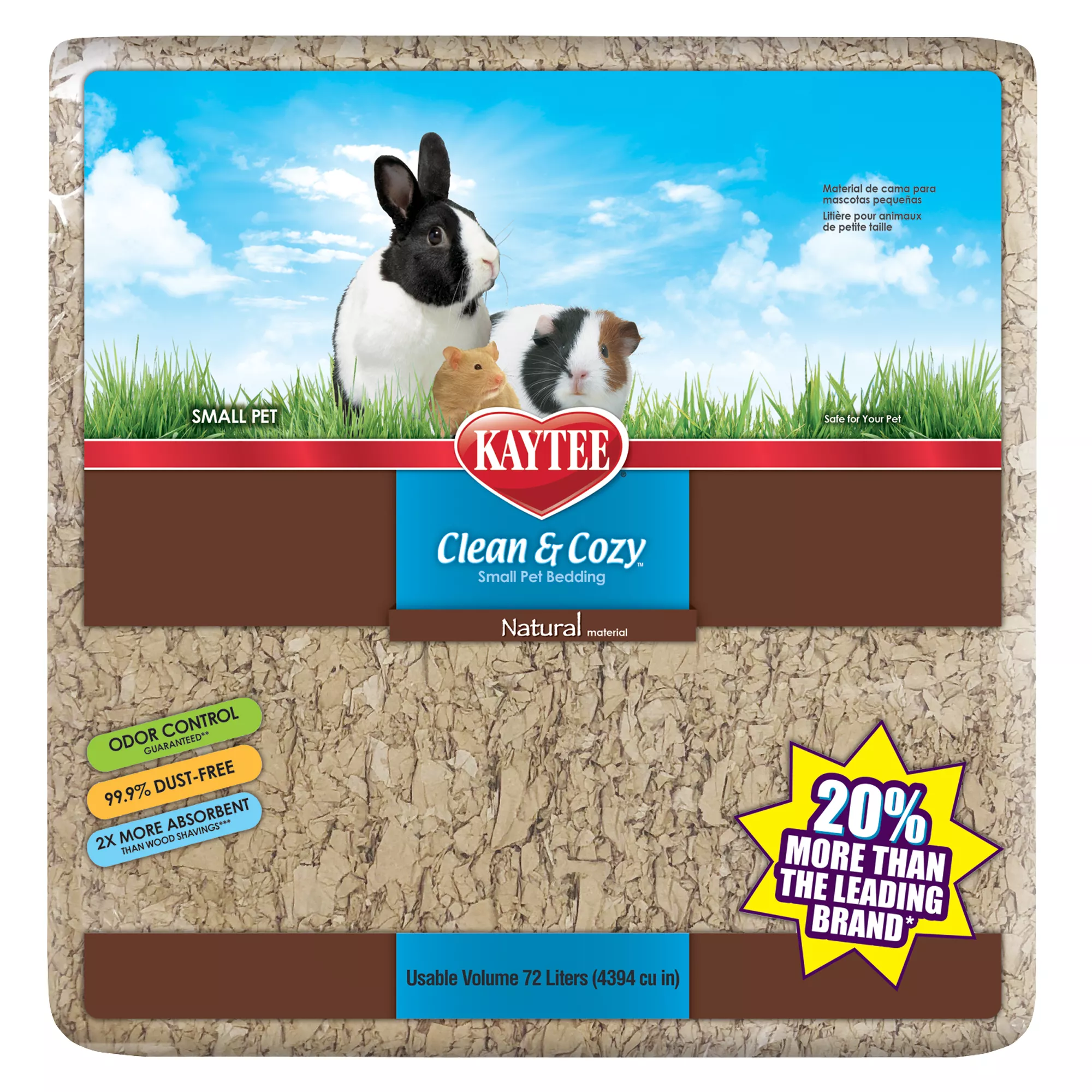 KAYTEE® Clean & Cozy&trade; Natural Small Pet Bedding