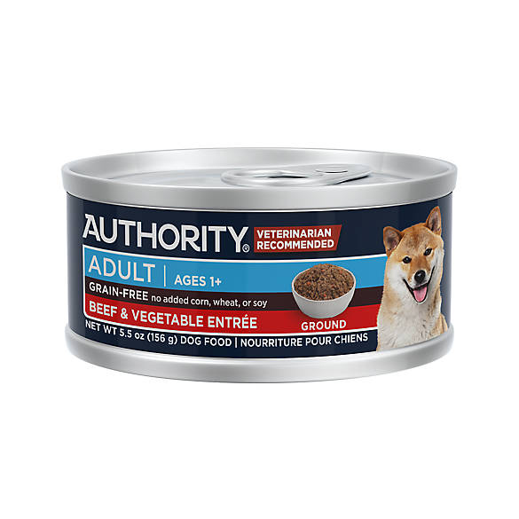 Authority® Ground Entree Wet Adult Dog Food - Grain Free ...