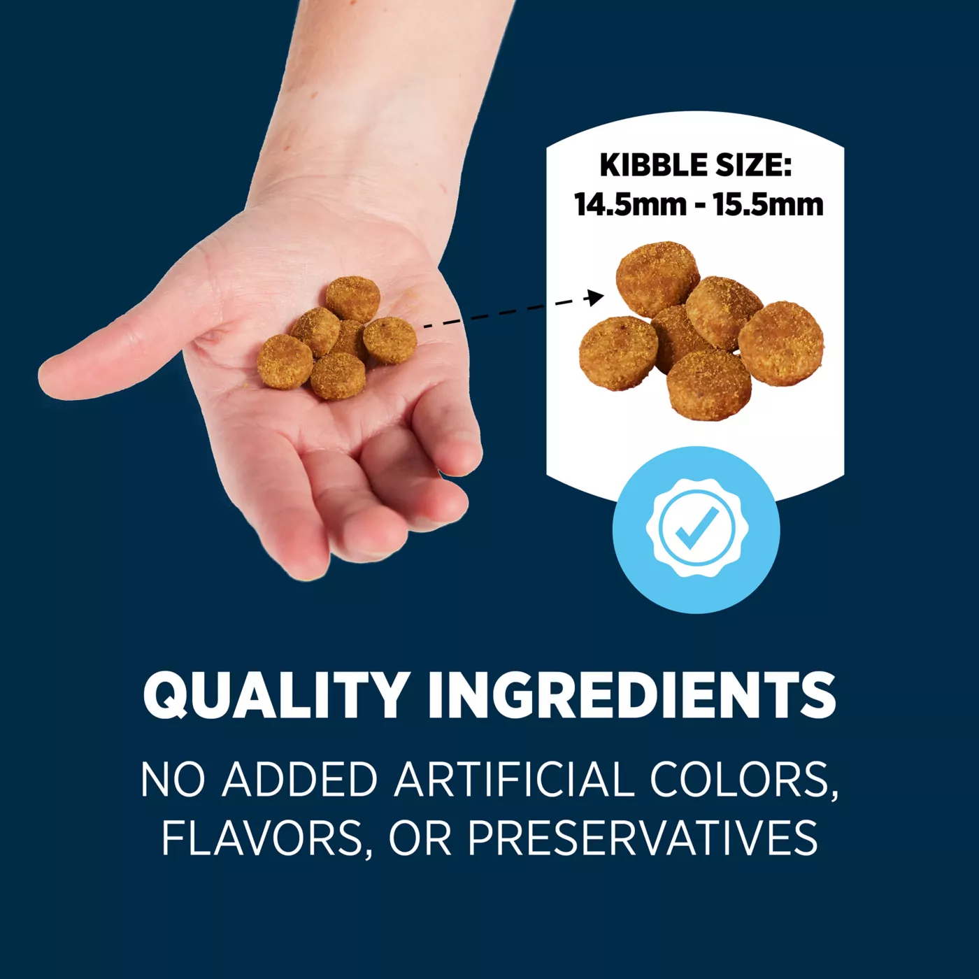 Dog kibble with grain best sale