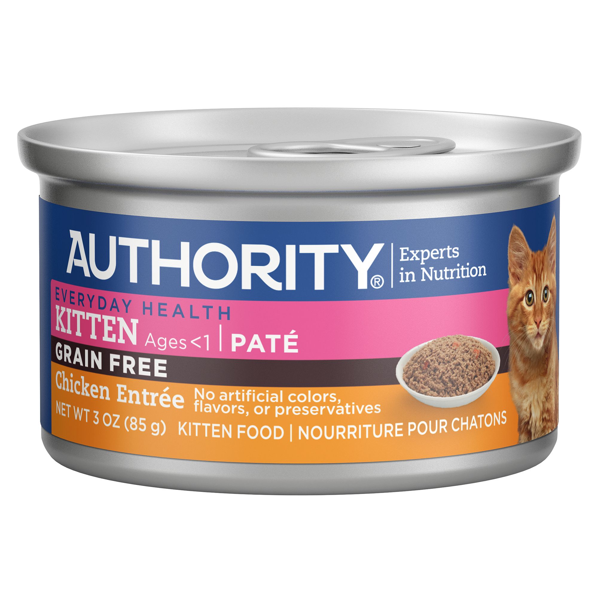 Authority® Pate Entree Kitten Wet Food Grain Free cat Wet Food