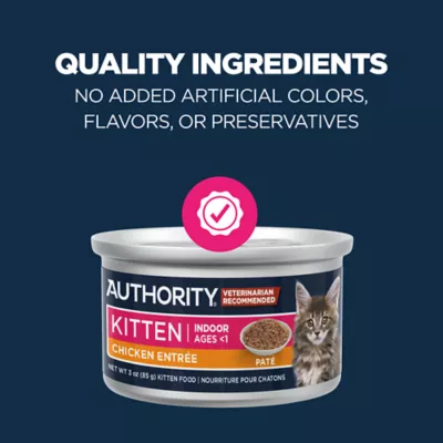 Product Authority® Everyday Health Kitten Cat Wet Food - 5.5 Oz, Pate, With-Grain