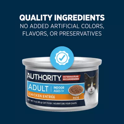 Product Authority® Everyday Health Indoor Cat Wet Food - 3 Oz, Pate, With-Grain