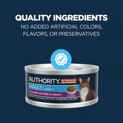 Product Authority® Everyday Health Adult Cat Wet Food - 5.5 Oz, Flaked in Gravy