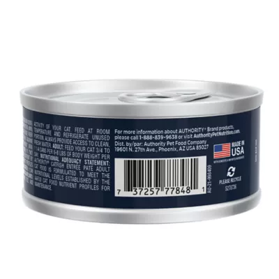 Product Authority® Everyday Health Adult Cat Wet Food - 5.5 Oz, Pate, With-Grain