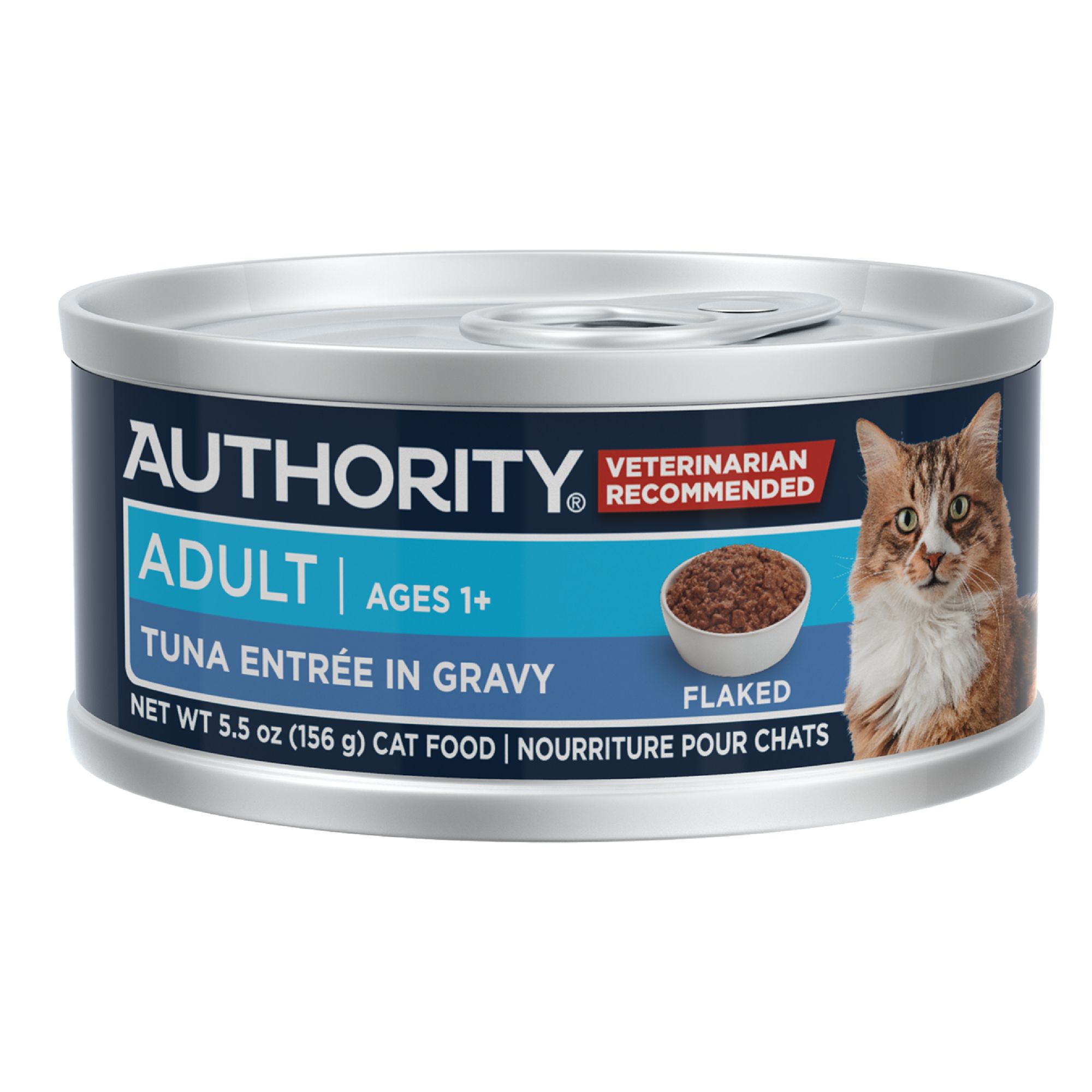 Authority Everyday Health Adult Cat Wet Food 5.5 Oz Flaked in