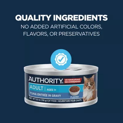 Product Authority® Everyday Health Adult Cat Wet Food - 5.5 Oz, Flaked in Gravy