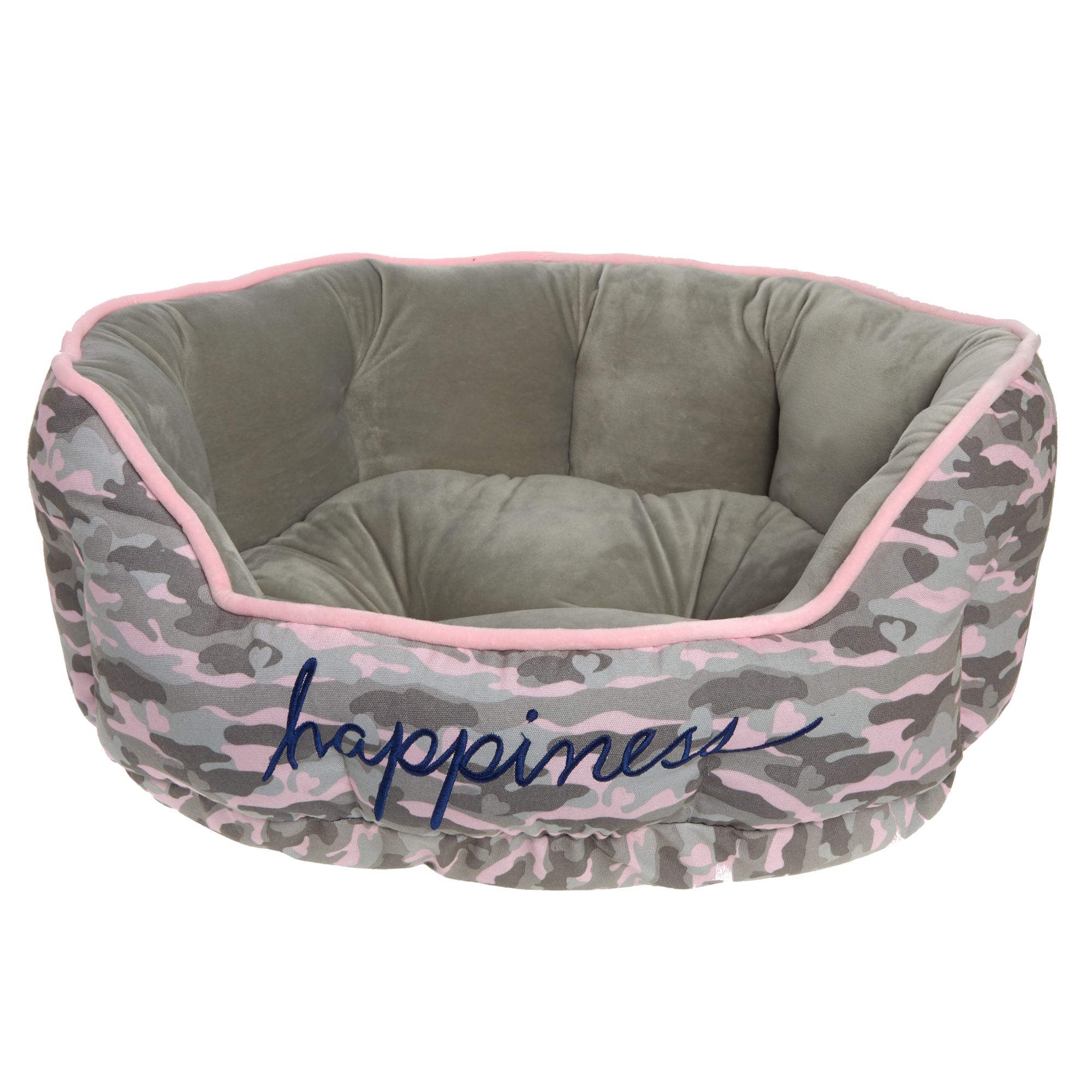 ED Ellen DeGeneres "Happiness" Camo Cuddler Pet Bed dog Cuddler Beds