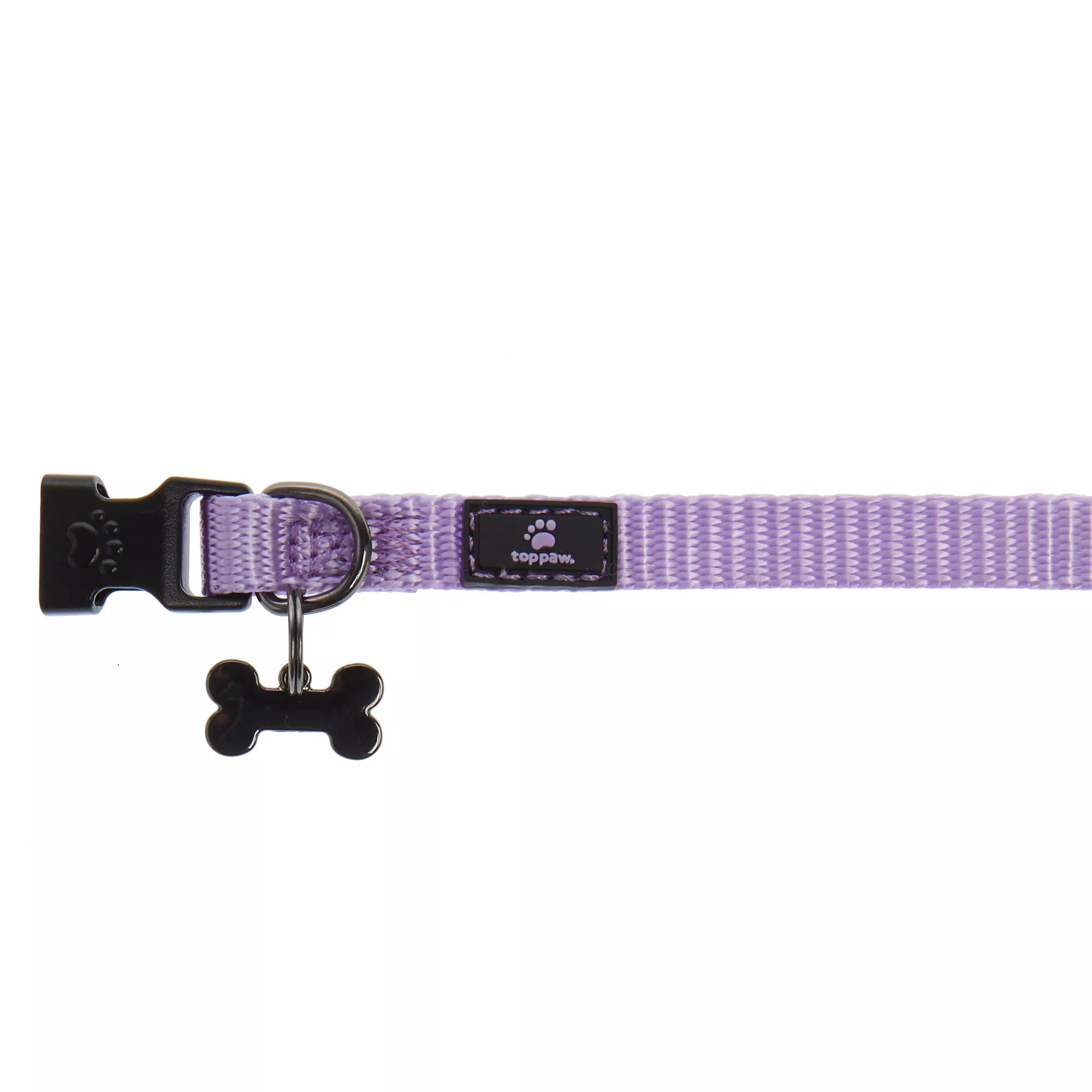 Top Paw® Purple or Lavendar Gunmetal Dog Collar