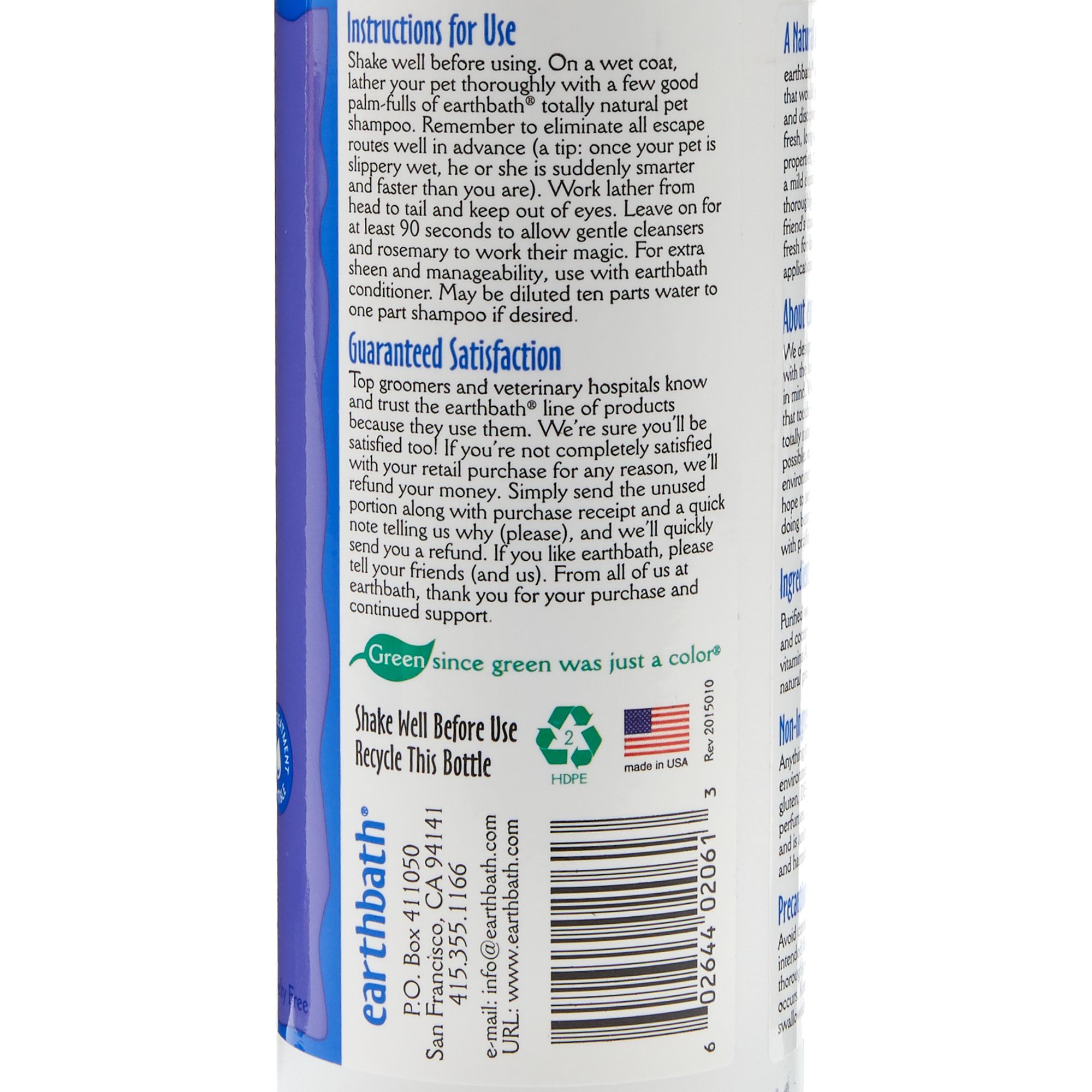 earthbath dog shampoo petsmart