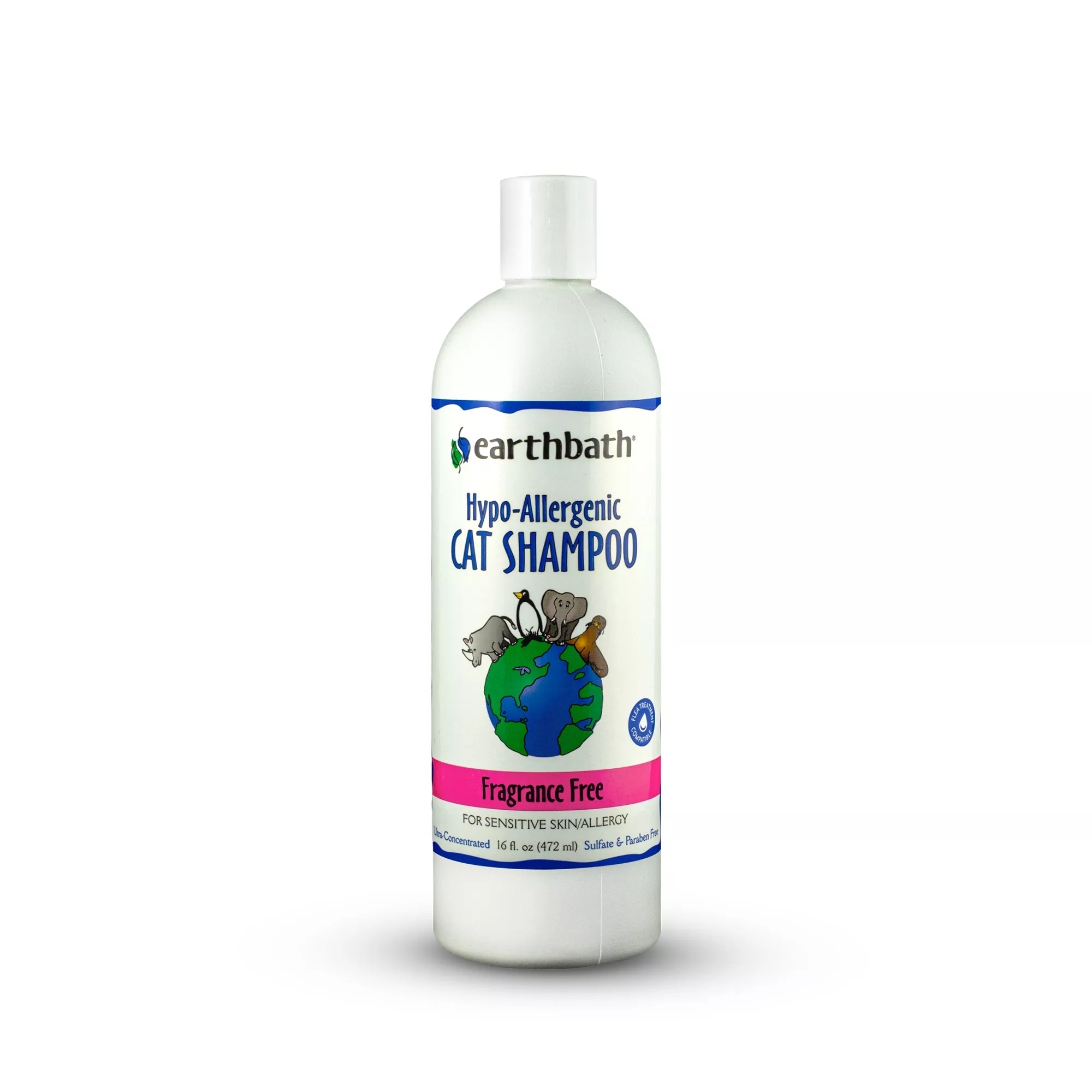 earthbath® Hypo-Allergenic Cat Shampoo - Fragrance Free