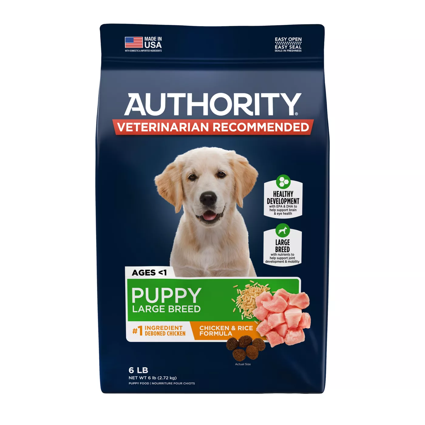 Authority dog food small breed hotsell