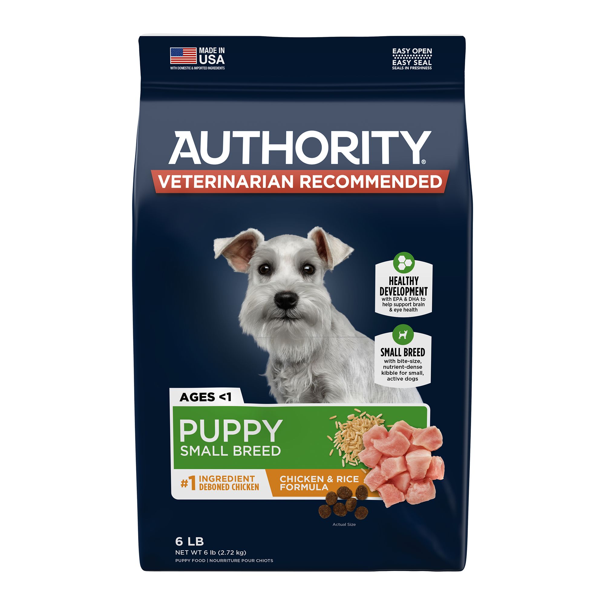 Authority Small Breed Puppy Food 