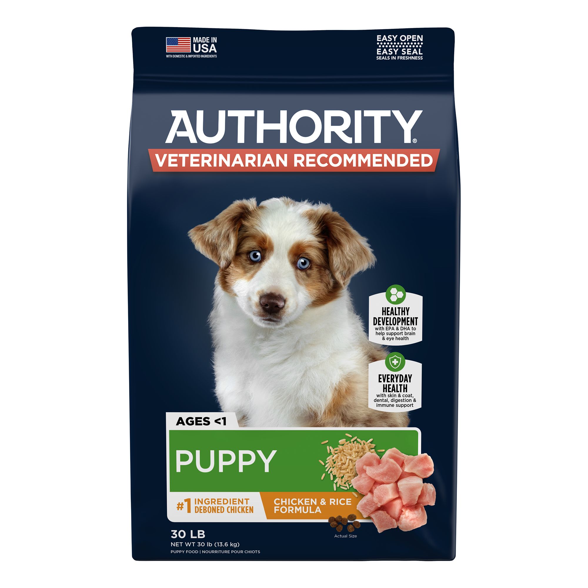 Authority Puppy Food - Chicken \u0026 Rice 
