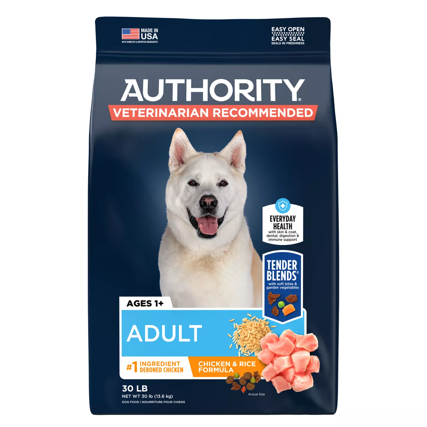 Authority dog food fashion small bites