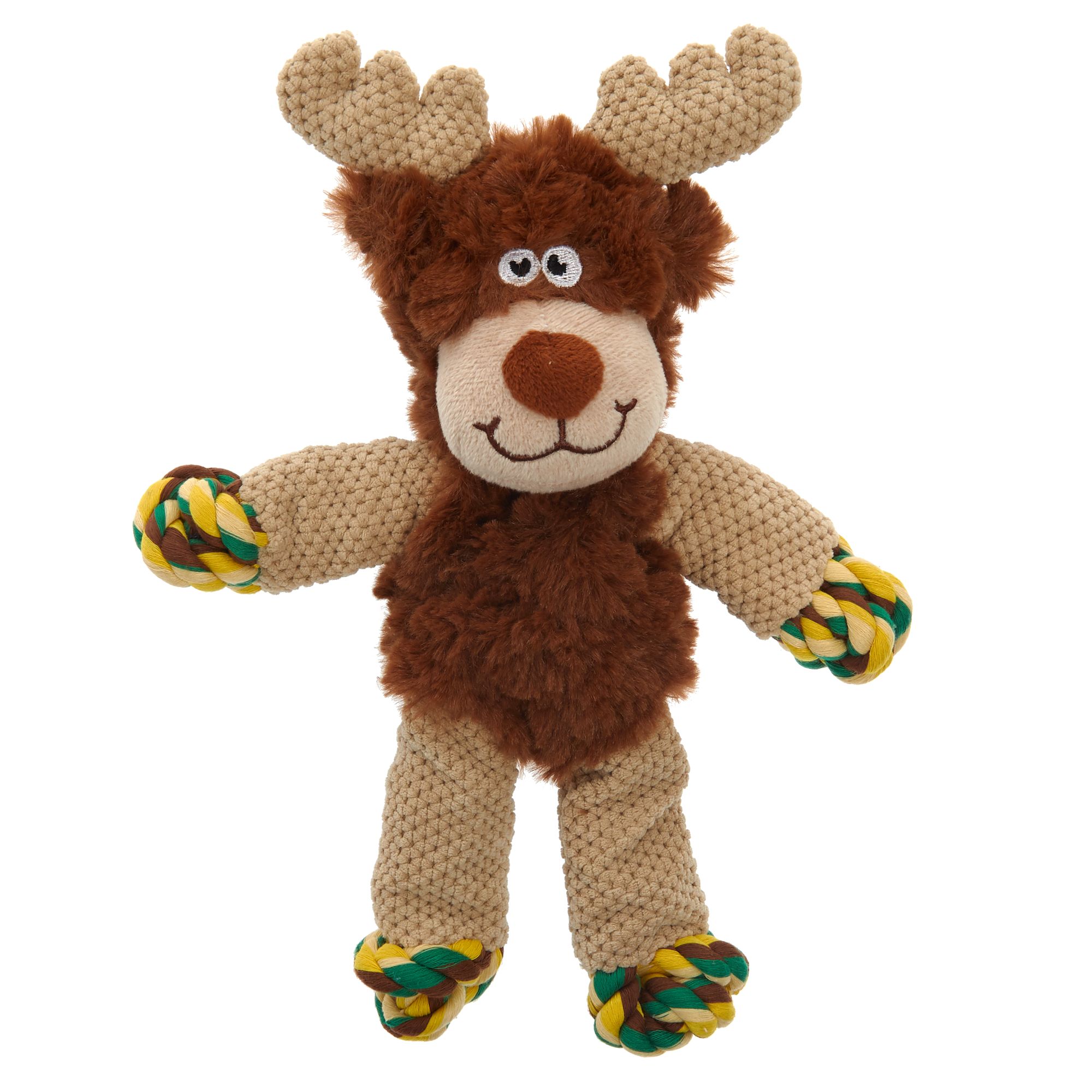 stuffed moose dog toy