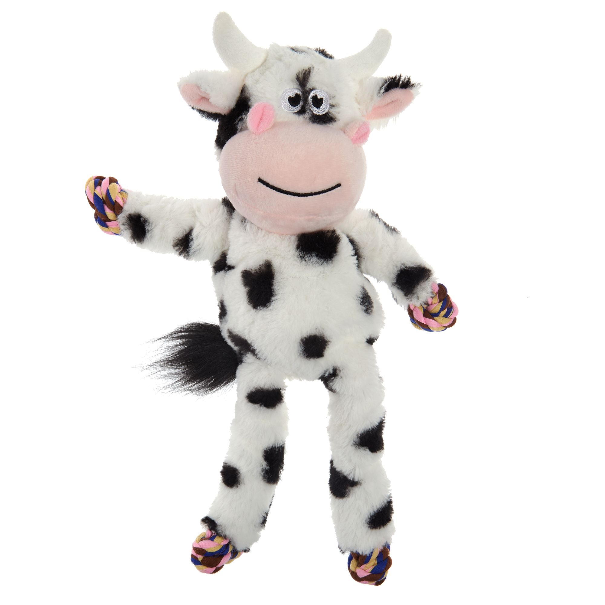 stuffed cow dog toy