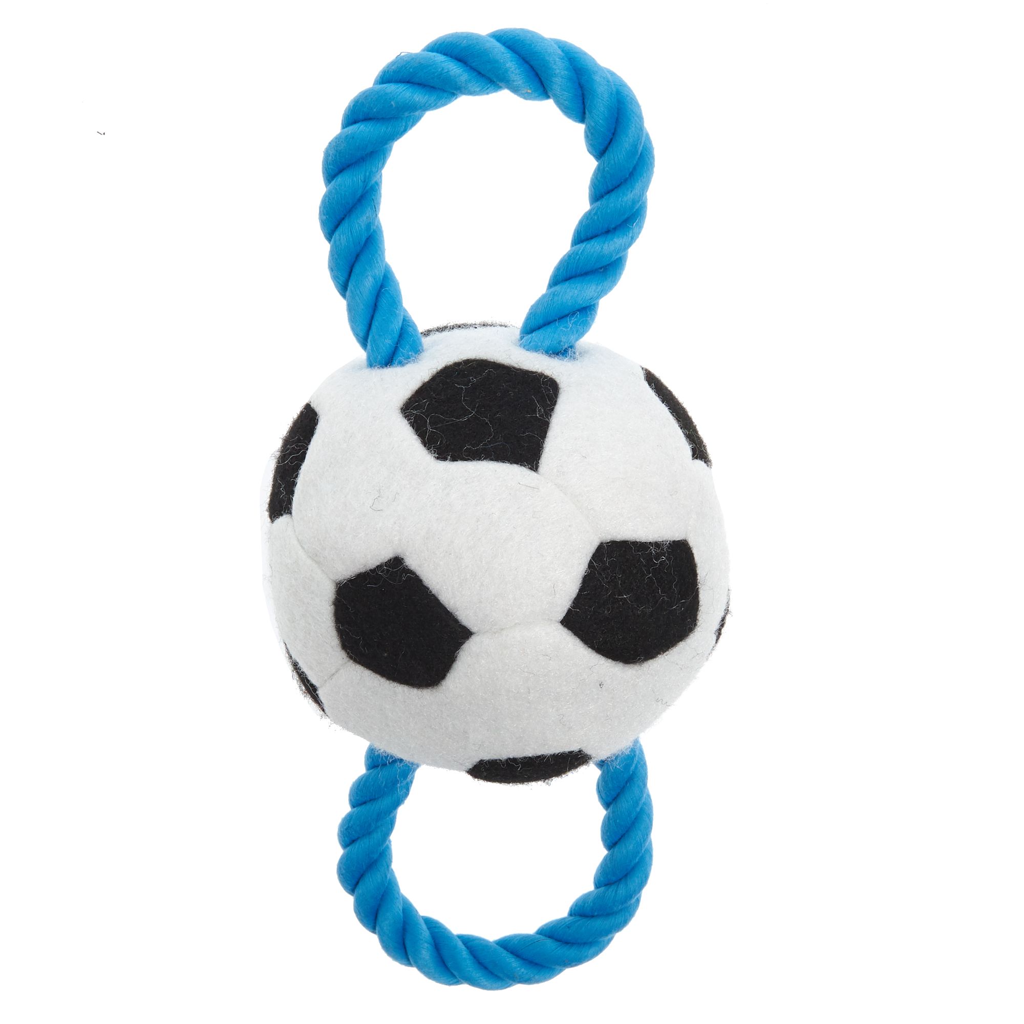 plush soccer ball dog toy